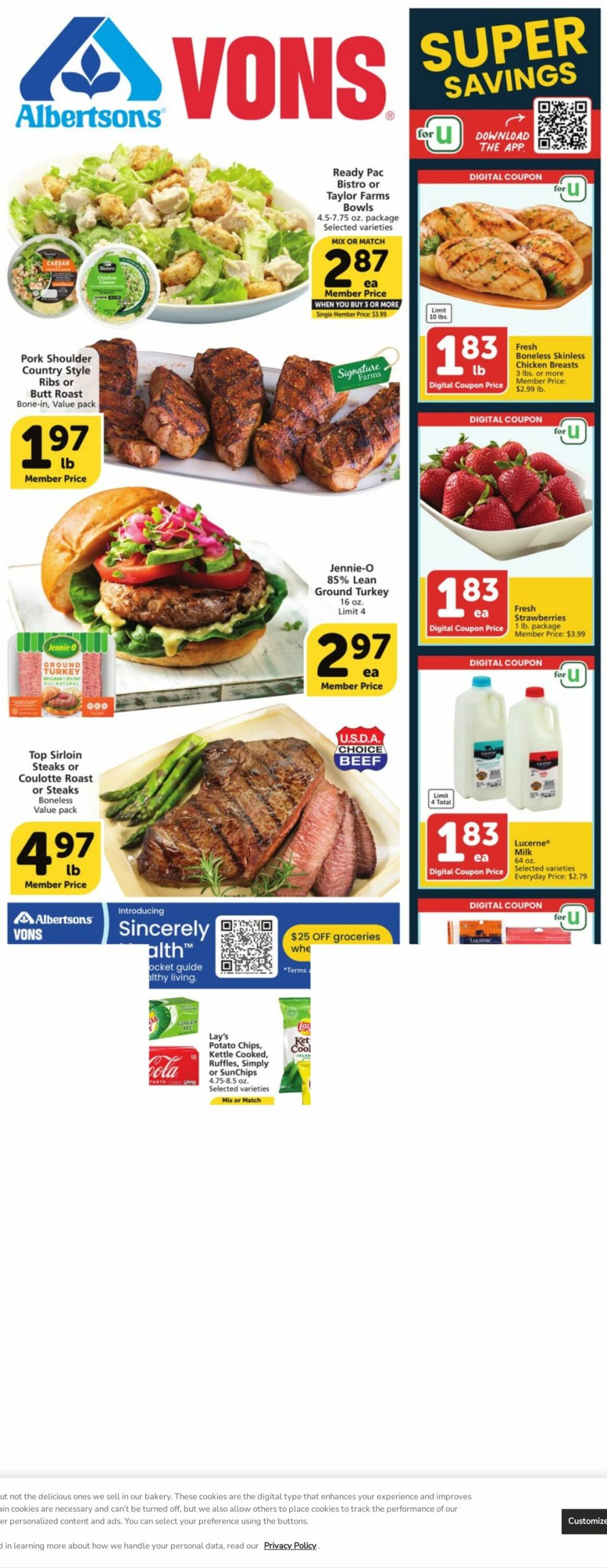 Vons Weekly Ad March 22 - 28, 2023 Preview 1