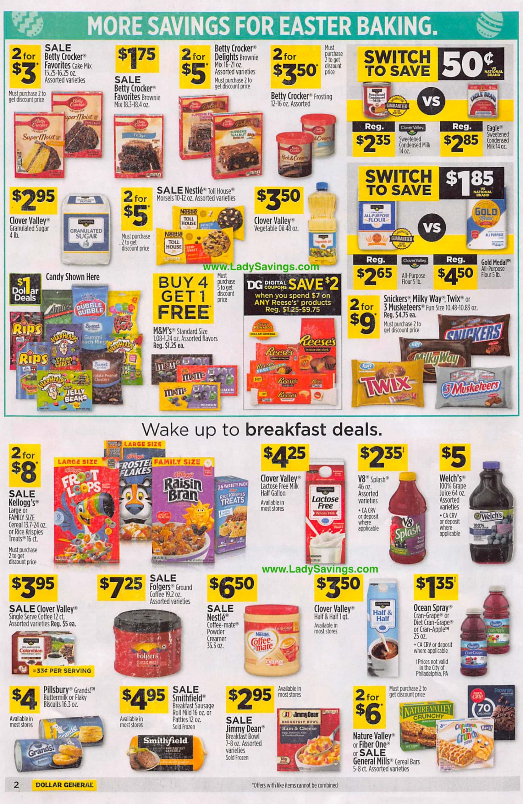 Dollar General ad for this week Preview valid for March 26 - April 1, 2023