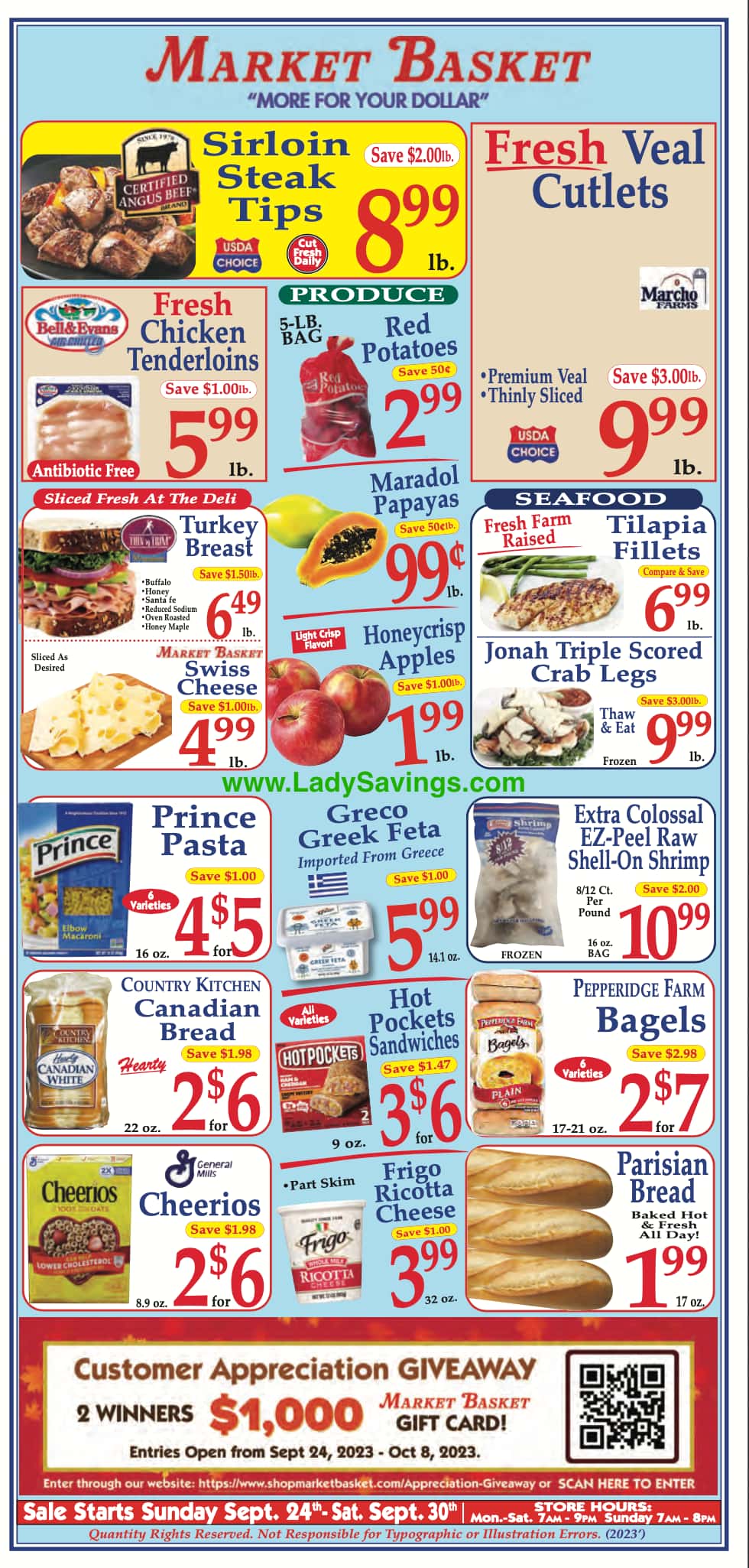 Market Basket Weekly Ad Preview for October 1 - 7, 2023