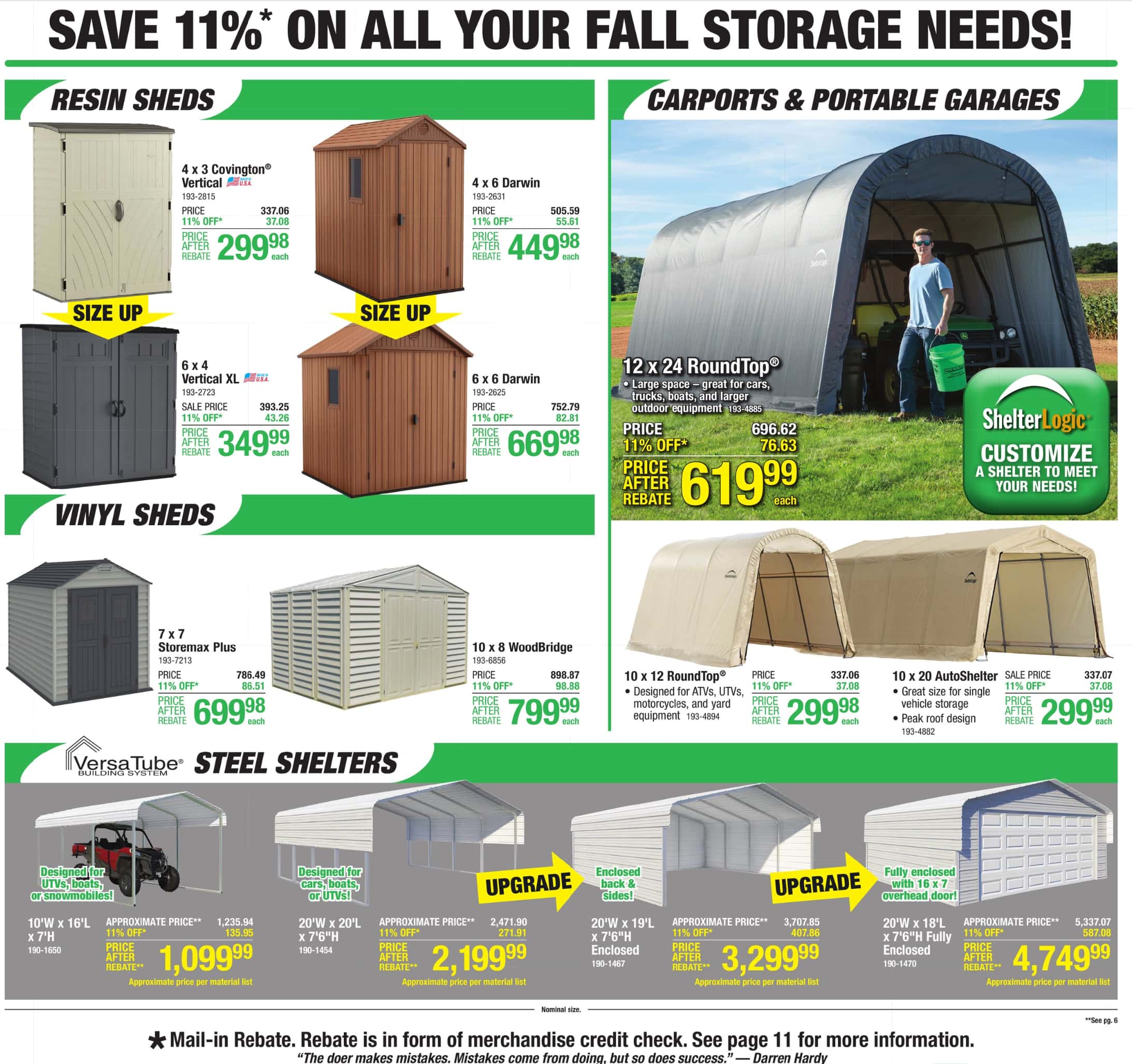 Menards Weekly Ad Preview for September 28 - October 8, 2023