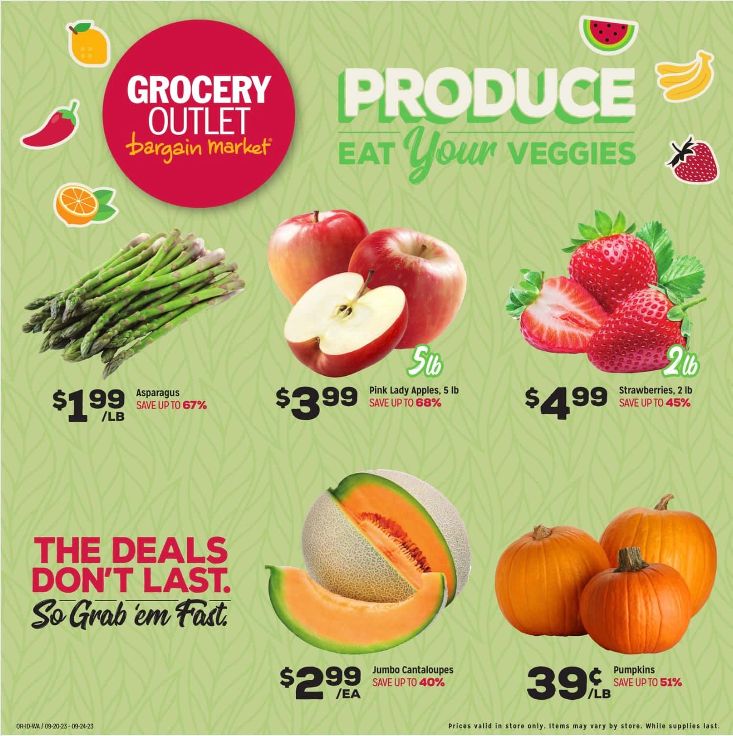 grocery outlet weekly circular for this week October 4 - 10, 2023