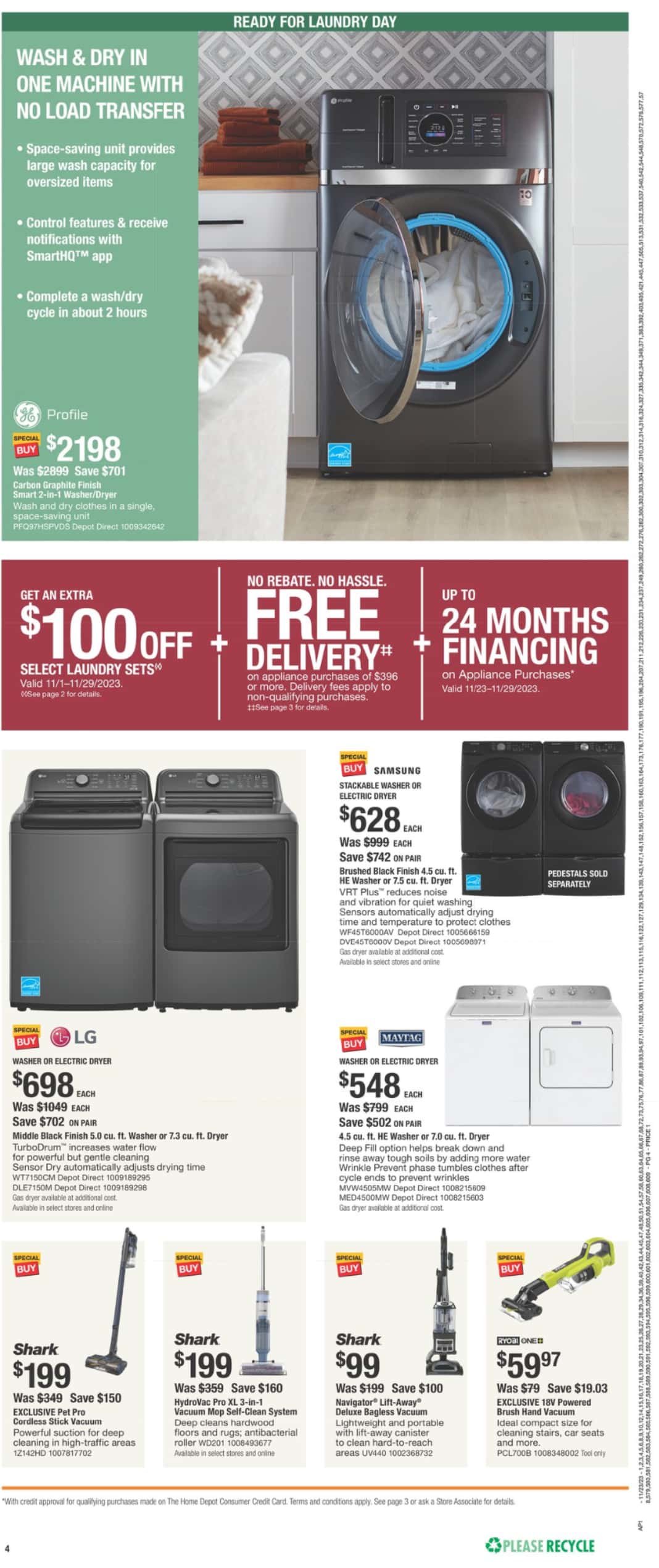 Home Depot Weekly Ad November 23 - 29, 2023 Black Friday