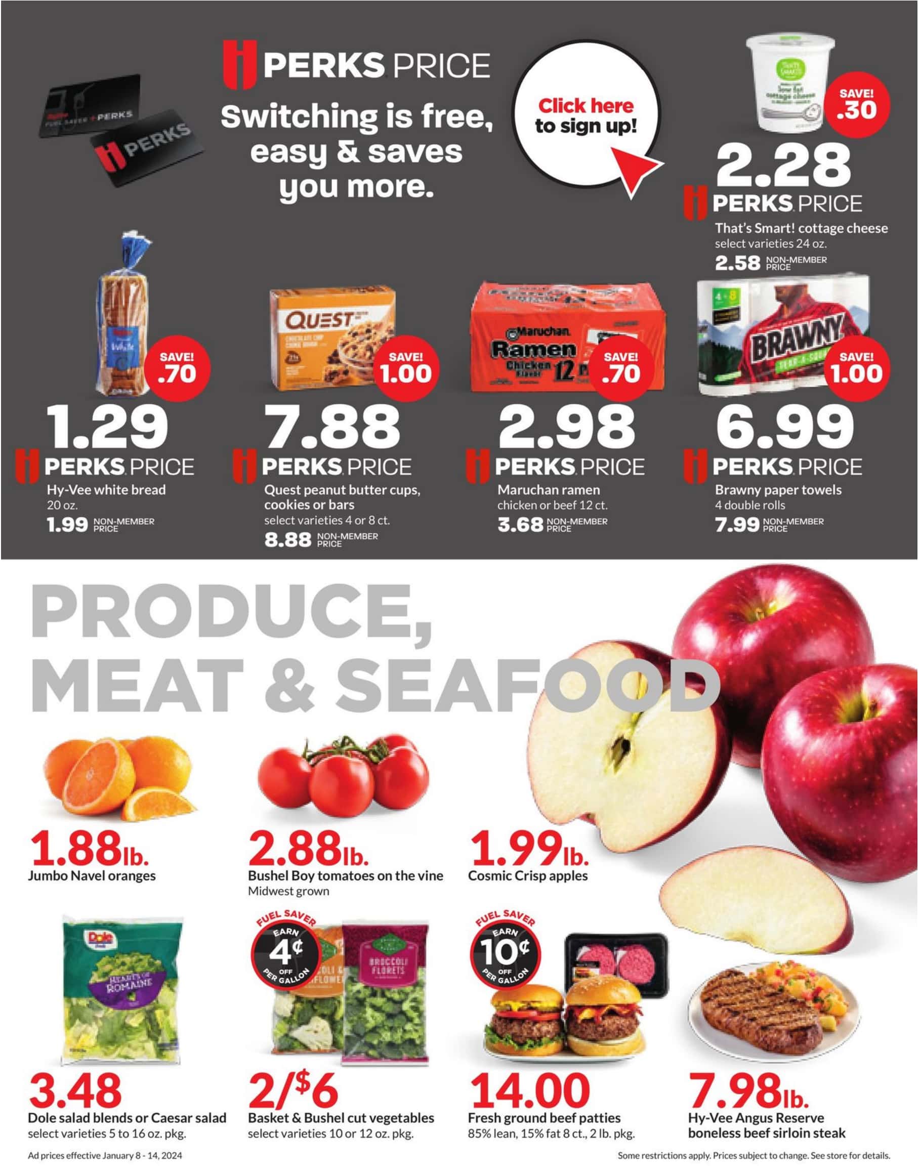 HyVee Weekly Ad Preview for January 18 - 28, 2024