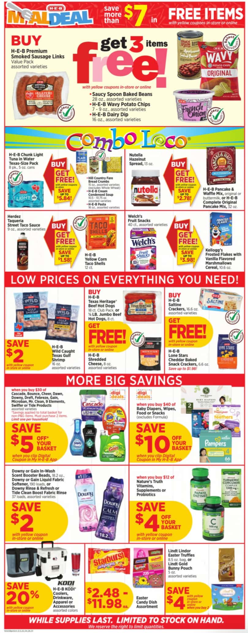 HEB Weekly Ad Preview for March 6 - 12, 2024