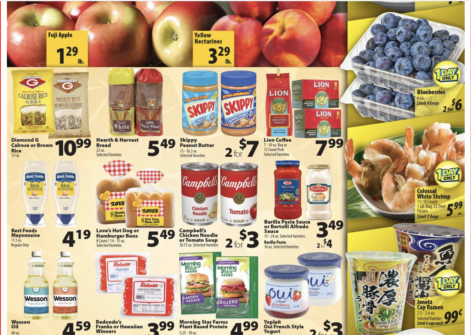 times supermarket weekend specials May 8 - 15, 2024