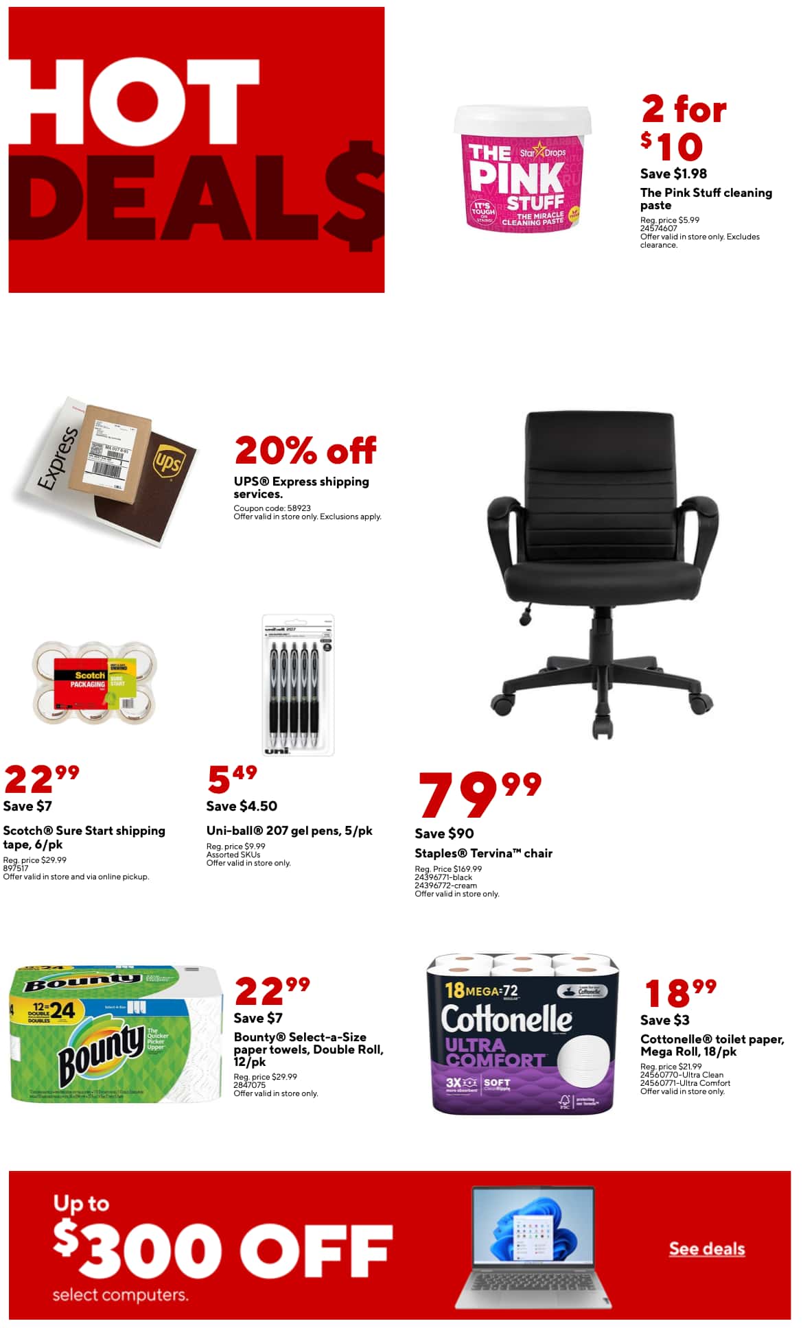 Staples Weekly Ad Preview for April 21 - 27, 2024