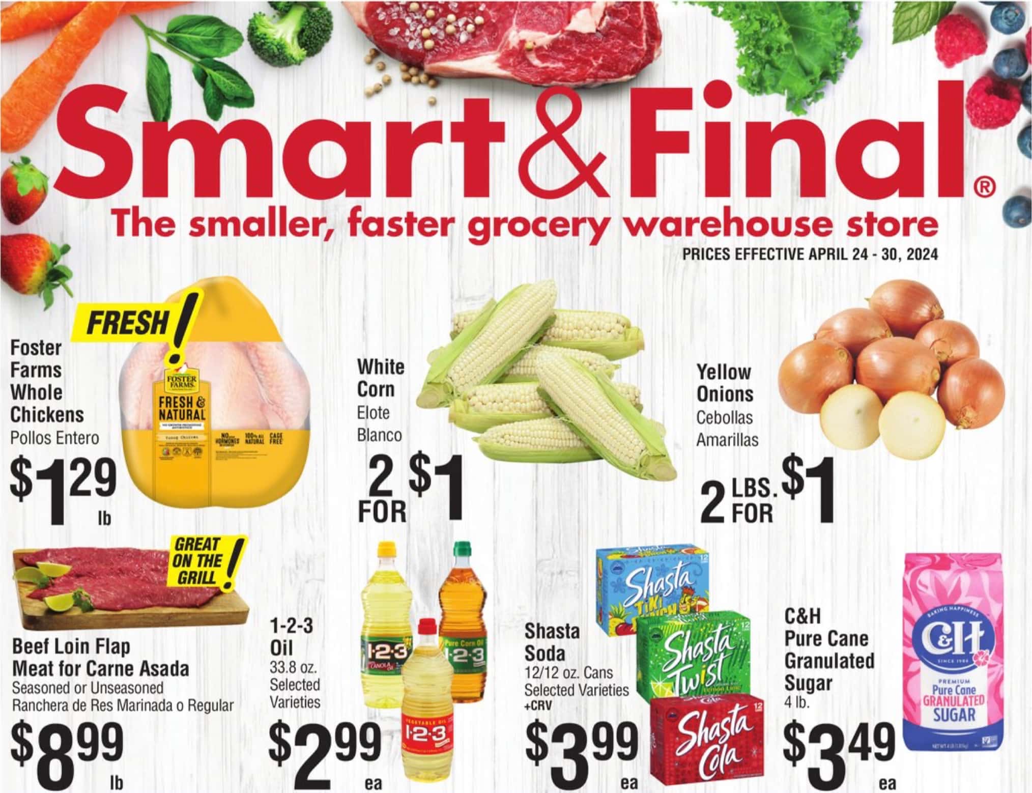 Smart and Final Ad Preview valid April 24 - 30, 2024