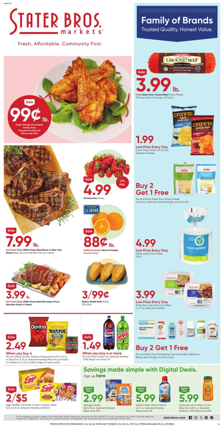 Stater Bros Weekly Ad Preview for April 24 - 30, 2024